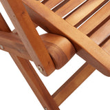 vidaXL Tuinstoelen inklapbaar 2 st massief acaciahout