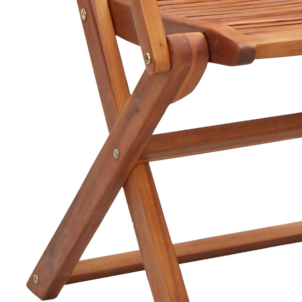 vidaXL Tuinstoelen inklapbaar 2 st massief acaciahout