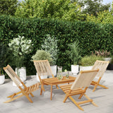 vidaXL Tuinstoelen 2 st massief acaciahout en polypropeen grijs