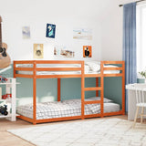 vidaXL Bunk Bed Frame without Mattress Solid Pine Wood 90x200 cm
