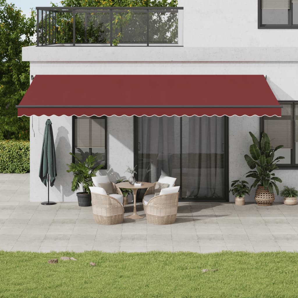 vidaXL Luifel handmatig uittrekbaar 300x250 cm antraciet