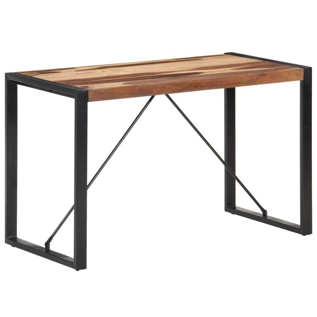 vidaXL Eettafel 120x60x75 cm massief hout