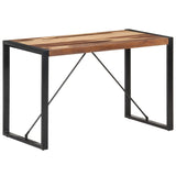 vidaXL Eettafel 120x60x75 cm massief hout