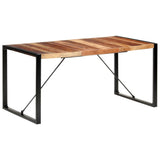 vidaXL Eettafel 120x60x75 cm massief hout