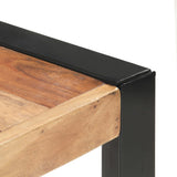 vidaXL Eettafel 120x60x75 cm massief hout