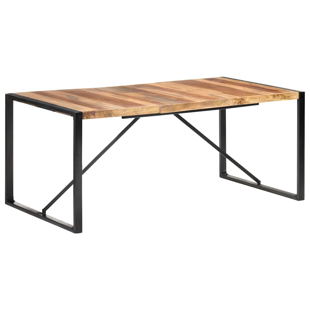 vidaXL Eettafel 120x60x75 cm massief hout