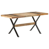 vidaXL Eettafel 120x60x76 cm bois massif recyclé