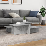 vidaXL Salontafels 2 st bewerkt hout wit