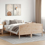 vidaXL Bedframe zonder matras massief grenenhout 200x200 cm