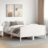 vidaXL Bedframe zonder matras massief grenenhout 200x200 cm