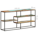 vidaXL Dressoir 150x30x75 cm massief gerecycled hout