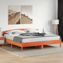 vidaXL Bedframe zonder matras massief grenenhout 200x200 cm
