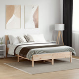vidaXL Bedframe zonder matras massief grenenhout 200x200 cm