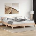 vidaXL Cadre de lit sans matelas massief vert 200x200 cm