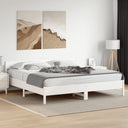 vidaXL Cadre de lit sans matelas massief vert 200x200 cm