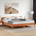 vidaXL Cadre de lit sans matelas massief vert 200x200 cm
