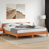 vidaXL Bedframe zonder matras massief grenenhout 200x200 cm
