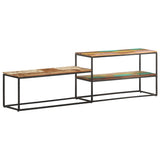 vidaXL Tv-meubel 180x30x50 cm ruw mangohout