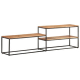 vidaXL Tv-meubel 180x30x50 cm ruw mangohout
