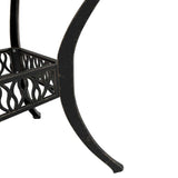 vidaXL 3-delige Bistroset gietaluminium bronskleurig