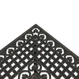 vidaXL 3-Piece Cast Aluminum Bistro Set Bronze