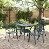 vidaXL 3-Piece Cast Aluminum Bistro Set Bronze