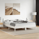 vidaXL Cadre de lit sans matelas massief vert 200x200 cm