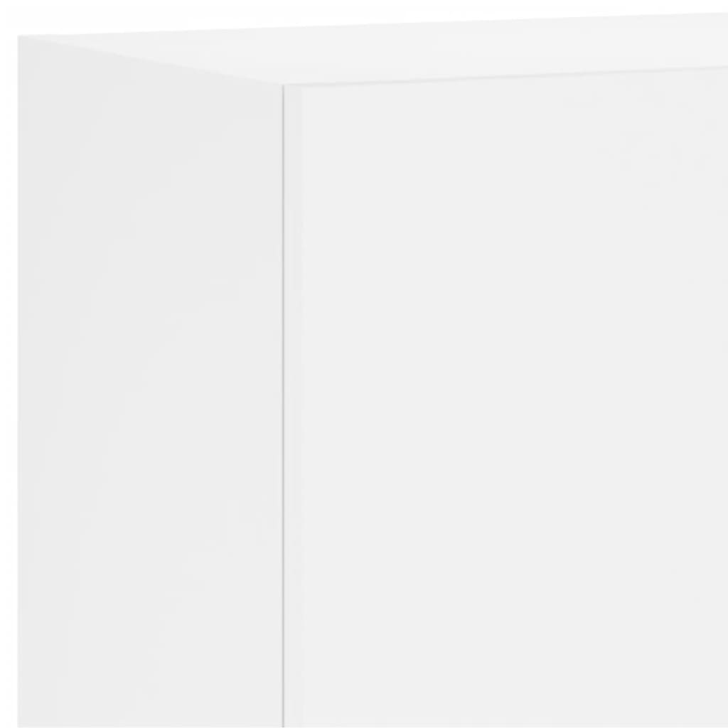 vidaXL 6-delige Tv-meubelset bewerkt hout wit