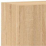 vidaXL 5-delige Tv-wandmeubelset bewerkt hout sonoma eikenkleurig