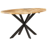 vidaXL Eettafel 140x80x75 cm massief mangohout