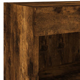 vidaXL 5-delige Tv-wandmeubelset met LED bewerkt hout sonoma eiken