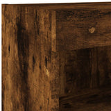 vidaXL 5-delige Tv-wandmeubelset met LED bewerkt hout sonoma eiken