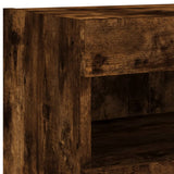 vidaXL 5-delige Tv-wandmeubelset met LED bewerkt hout sonoma eiken