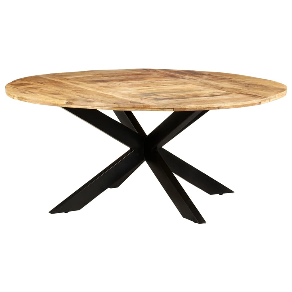 vidaXL Eettafel 140x80x75 cm massief mangohout