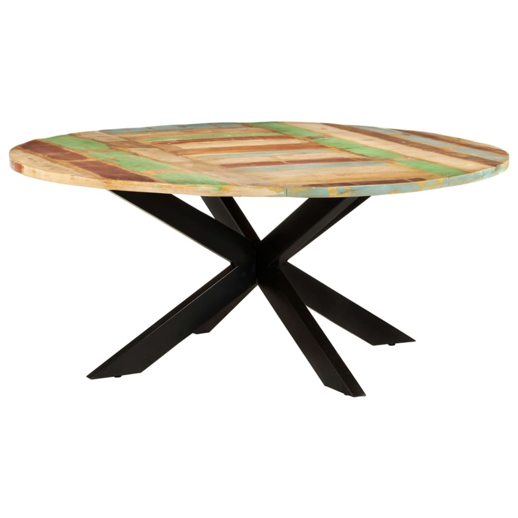 vidaXL Eettafel 140x80x75 cm massief mangohout