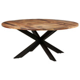 vidaXL Eettafel 140x80x75 cm massief mangohout