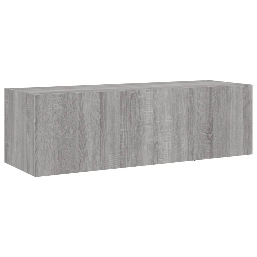 vidaXL 6-Piece TV Wall Unit Set with LED Lighting White