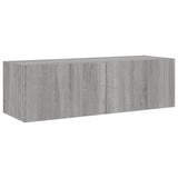 vidaXL 6-Piece TV Wall Unit Set with LED Lighting White