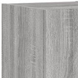 vidaXL 6-Piece TV Wall Unit Set with LED Lighting White