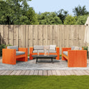 vidaXL 2-delige Loungeset massief grenenhout blanc