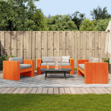 vidaXL 2-delige Loungeset massief grenenhout wit