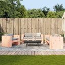 vidaXL 2-delige Loungeset massief grenenhout blanc