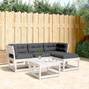 vidaXL 4-delige Loungeset massief grenenhout