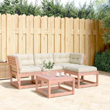 vidaXL 4-delige Loungeset massief grenenhout