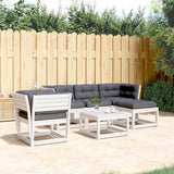 vidaXL 5-delige Loungeset massief grenenhout