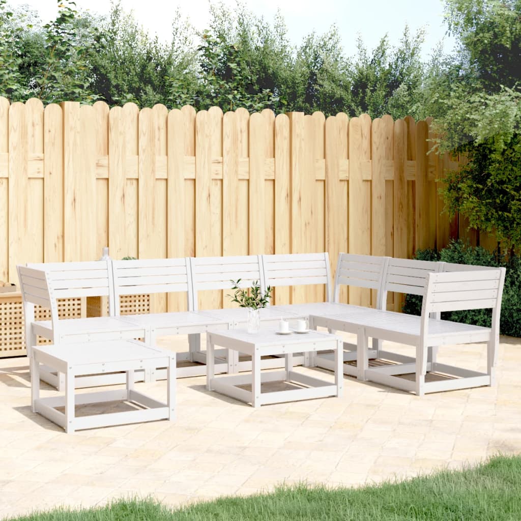 vidaXL 7-delige Loungeset massief grenenhout
