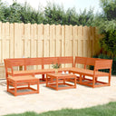 vidaXL 7-delige Loungeset massief grenenhout