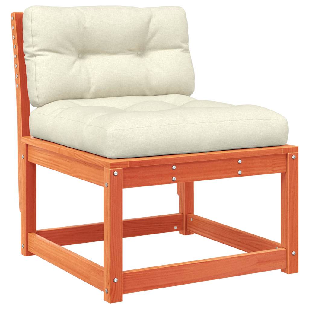 vidaXL 7-Piece Lounge Set with Cushions Solid Pine Wood