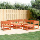 vidaXL 8-delige Loungeset massief grenenhout