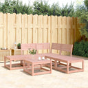 vidaXL 5-delige Loungeset massief grenenhout